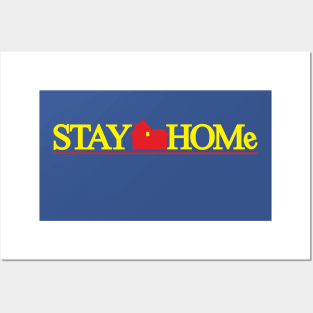 Stay Home Posters and Art